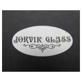 2 Jorvik Glass Hearts w/Boxes