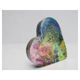 2 Jorvik Glass Hearts w/Boxes