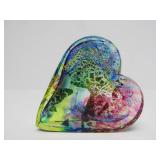 2 Jorvik Glass Hearts w/Boxes