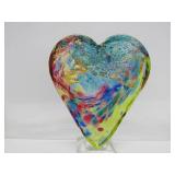 2 Jorvik Glass Hearts w/Boxes