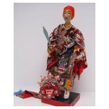 Quality Large Vintage Tibetan Losel Costume Doll #3 - Masked Dancer