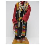 Quality Large Vintage Tibetan Losel Costume Doll #1