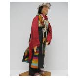 Quality Large Vintage Tibetan Losel Costume Doll #1