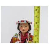 Quality Large Vintage Tibetan Losel Costume Doll #1