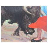 Excellent Vintage 1946 "Plaza De Toros De Madrid" Bullfighting Poster