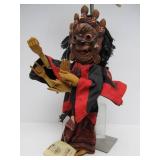 Vintage Nepalese Masked Marionette Nava-Durga Dancers