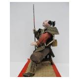 Original Antique Japanese Taisho Period Warrior Figure w/Excellent Detail - Circa 1910