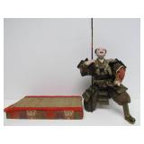 Original Antique Japanese Taisho Period Warrior Figure w/Excellent Detail - Circa 1910