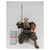 Original Antique Japanese Taisho Period Warrior Figure w/Excellent Detail - Circa 1910