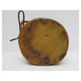Native American Drum w/Handmade Decorated Stone Hitter
