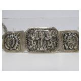 Excellent Vintage Thai or India Genuine Silver Belt #1