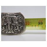 Excellent Vintage Thai or India Genuine Silver Belt #1