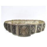 Excellent Vintage Thai or India Genuine Silver Belt #2