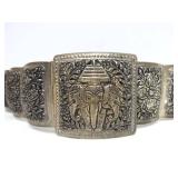 Excellent Vintage Thai or India Genuine Silver Belt #2