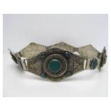 Outstanding Old Vintage Genuine Berber Silver Belt