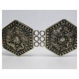 Fantastic Antique Chinese Silver Belt w/Dragons