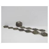 Fantastic Antique Chinese Silver Belt w/Dragons