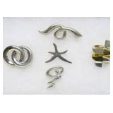 Group of New Unworn Sterling Silver Brooches / Jewelry #2