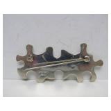 Group of New Unworn Sterling Silver Brooches Jewelry #4