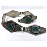 Outstanding Old Vintage Genuine Berber Silver Belt