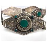 Outstanding Old Vintage Genuine Berber Silver Belt