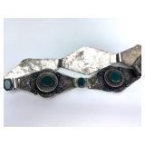 Outstanding Old Vintage Genuine Berber Silver Belt