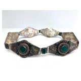 Outstanding Old Vintage Genuine Berber Silver Belt