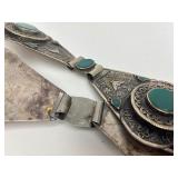 Outstanding Old Vintage Genuine Berber Silver Belt