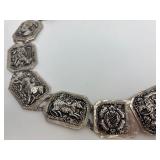 Excellent Vintage Thai or India Genuine Silver Belt #1