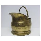Large Old Vintage Brass Pail w/Handle