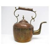 Ornate Antique Copper Tea/Coffee Kettle