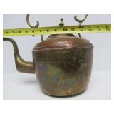 Ornate Antique Copper Tea/Coffee Kettle