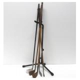 Nice Lot of Antique Wood Shaft Golf Clubs