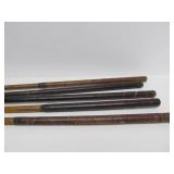 Nice Lot of Antique Wood Shaft Golf Clubs