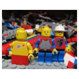 Large Estate Lot of Assorted LEGO Pieces & Figures