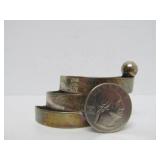 Group of New Unworn Sterling Silver Brooches / Jewelry #9