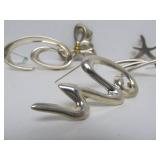 Group of New Unworn Sterling Silver Brooches / Jewelry #11