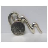 Group of New Unworn Sterling Silver Brooches / Jewelry #11