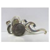 Group of New Unworn Sterling Silver Brooches / Jewelry #24