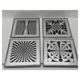 Set of 4 Vintage 1970