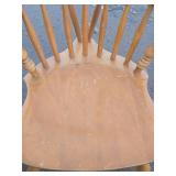 Set of 4 Quality Vintage S. BENT BROS Windsor Dining Chairs