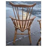 Set of 4 Quality Vintage S. BENT BROS Windsor Dining Chairs