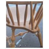 Set of 4 Quality Vintage S. BENT BROS Windsor Dining Chairs