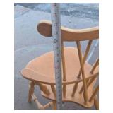 Set of 4 Quality Vintage S. BENT BROS Windsor Dining Chairs