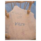 Set of 4 Quality Vintage S. BENT BROS Windsor Dining Chairs