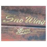 Vintage SNO-WING Blazon Metal Snow Sled