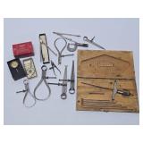 Lot of Assorted Antique Gauges Tools etc