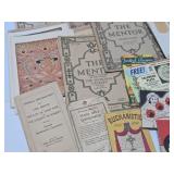Large Lot of Vintage & Antique Booklets Paper Ephemera etc