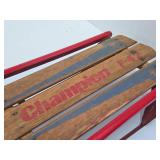 3 Vintage Wooden Snow Sleds