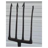 Neat old Antique Hand Forged Fishing Spear